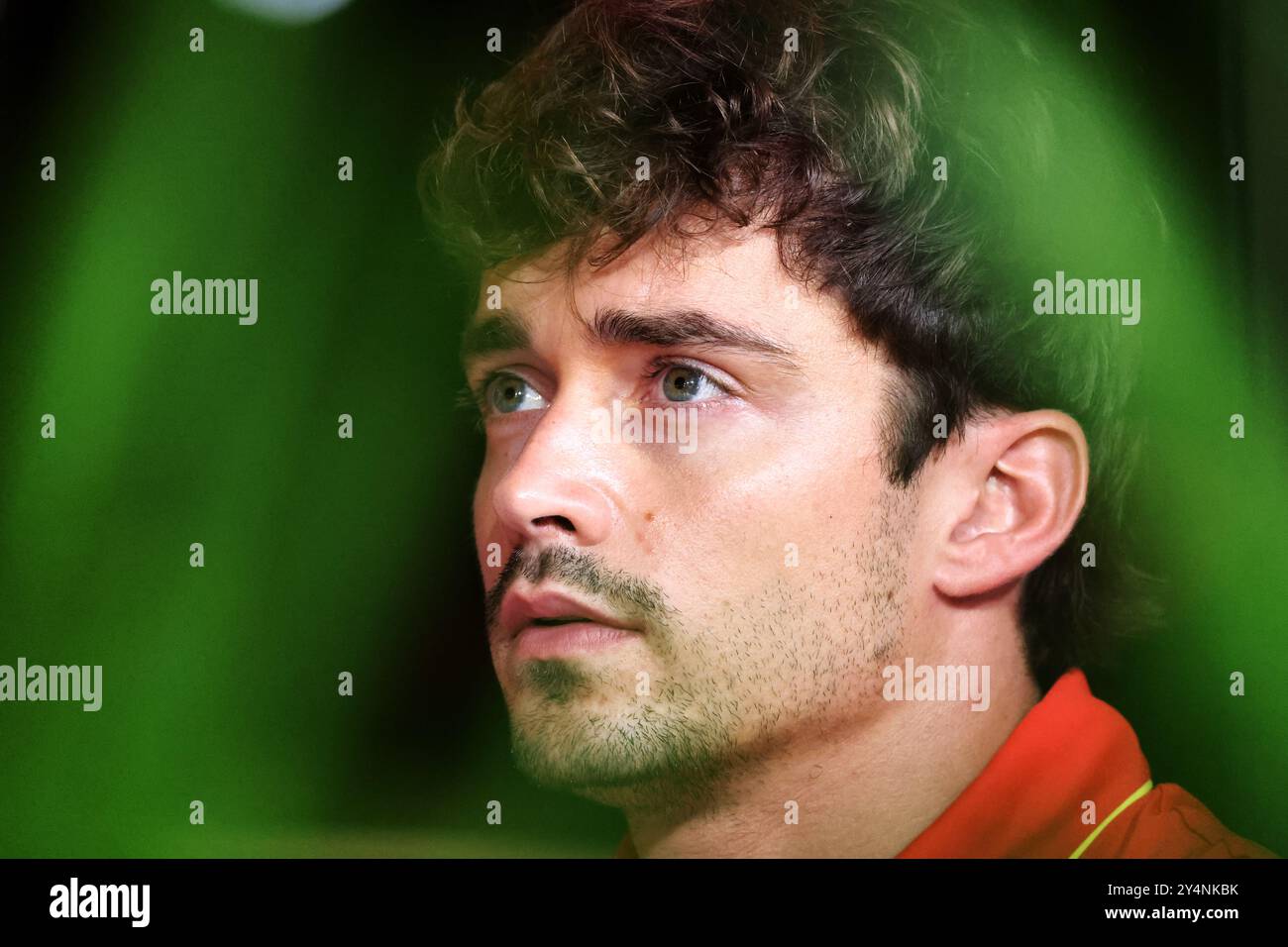 Singapur, Singapur. September 2024. Charles Leclerc (MON) Ferrari. 19.09.2024. Formel-1-Weltmeisterschaft, Rd 18, Grand Prix Von Singapur, Marina Bay Street Circuit, Singapur, Vorbereitungstag. Das Foto sollte lauten: XPB/Alamy Live News. Stockfoto