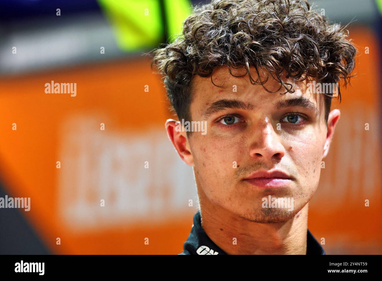 Singapur, Singapur. September 2024. Lando Norris (GBR) McLaren. 19.09.2024. Formel-1-Weltmeisterschaft, Rd 18, Grand Prix Von Singapur, Marina Bay Street Circuit, Singapur, Vorbereitungstag. Das Foto sollte lauten: XPB/Alamy Live News. Stockfoto