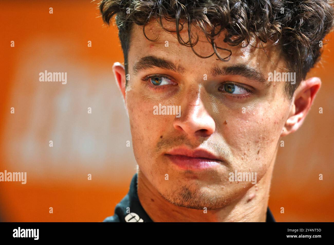 Singapur, Singapur. September 2024. Lando Norris (GBR) McLaren. 19.09.2024. Formel-1-Weltmeisterschaft, Rd 18, Grand Prix Von Singapur, Marina Bay Street Circuit, Singapur, Vorbereitungstag. Das Foto sollte lauten: XPB/Alamy Live News. Stockfoto