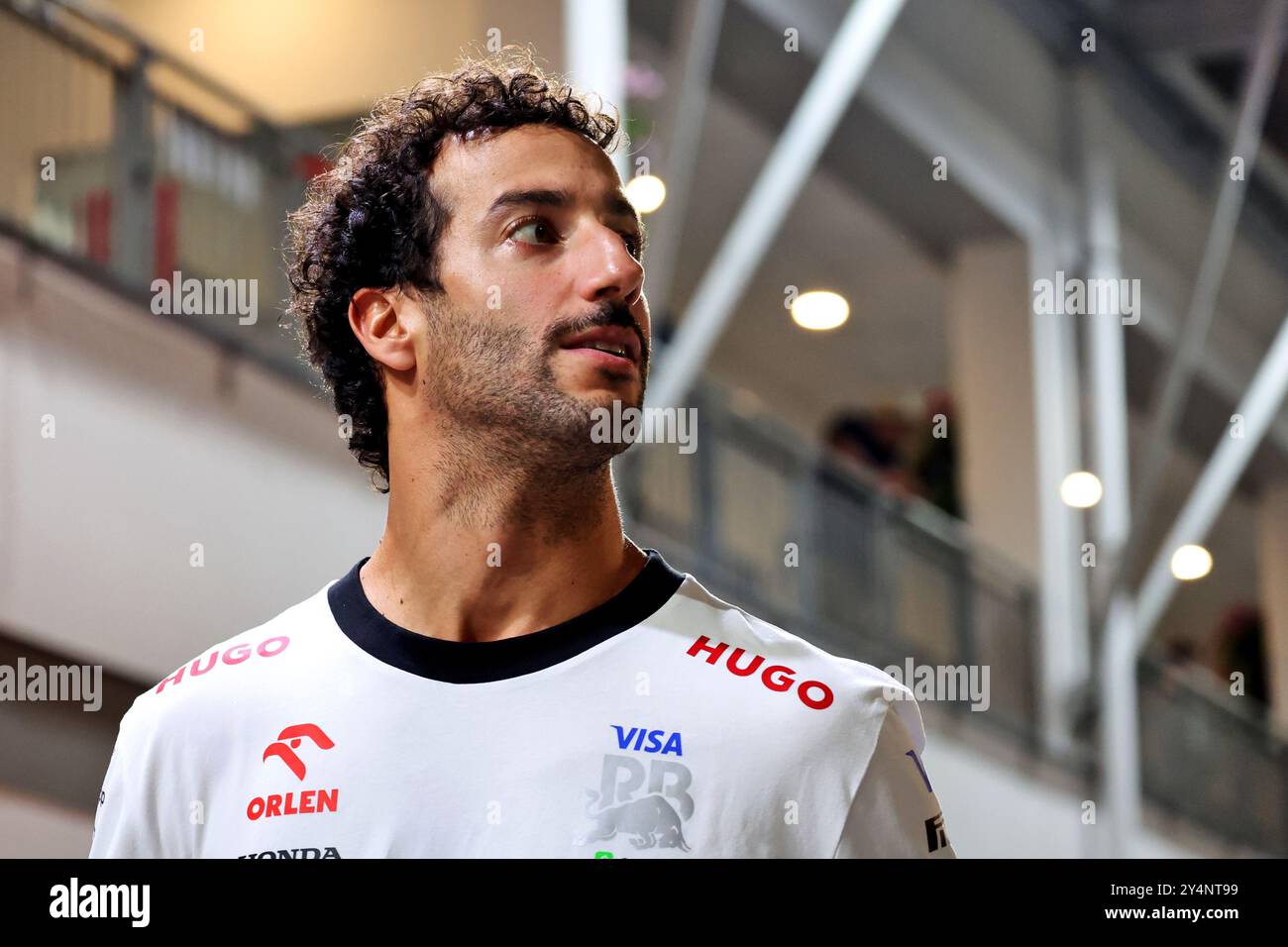 Singapur, Singapur. September 2024. Daniel Ricciardo (aus) RB. 19.09.2024. Formel-1-Weltmeisterschaft, Rd 18, Grand Prix Von Singapur, Marina Bay Street Circuit, Singapur, Vorbereitungstag. Das Foto sollte lauten: XPB/Alamy Live News. Stockfoto