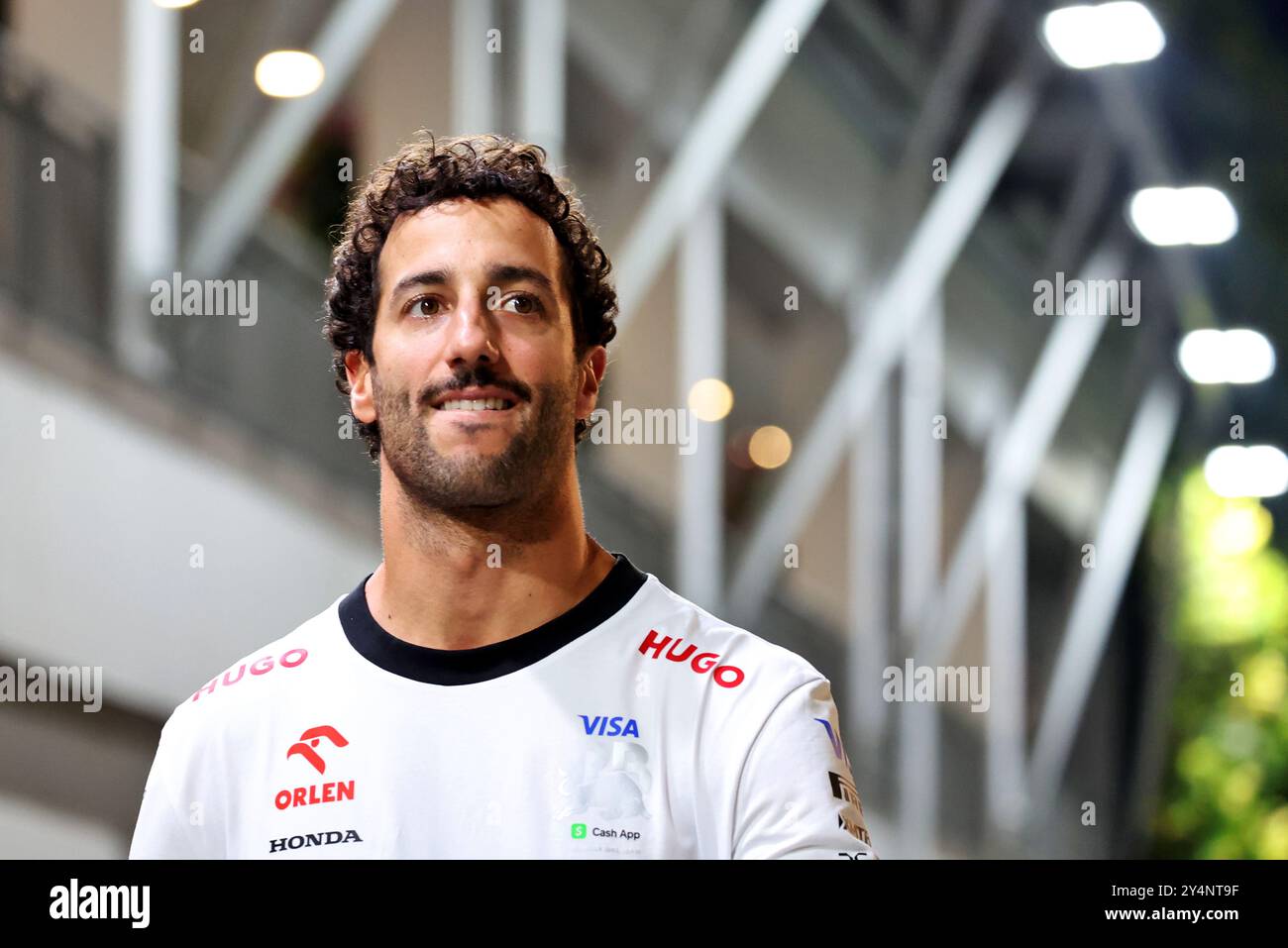 Singapur, Singapur. September 2024. Daniel Ricciardo (aus) RB. 19.09.2024. Formel-1-Weltmeisterschaft, Rd 18, Grand Prix Von Singapur, Marina Bay Street Circuit, Singapur, Vorbereitungstag. Das Foto sollte lauten: XPB/Alamy Live News. Stockfoto