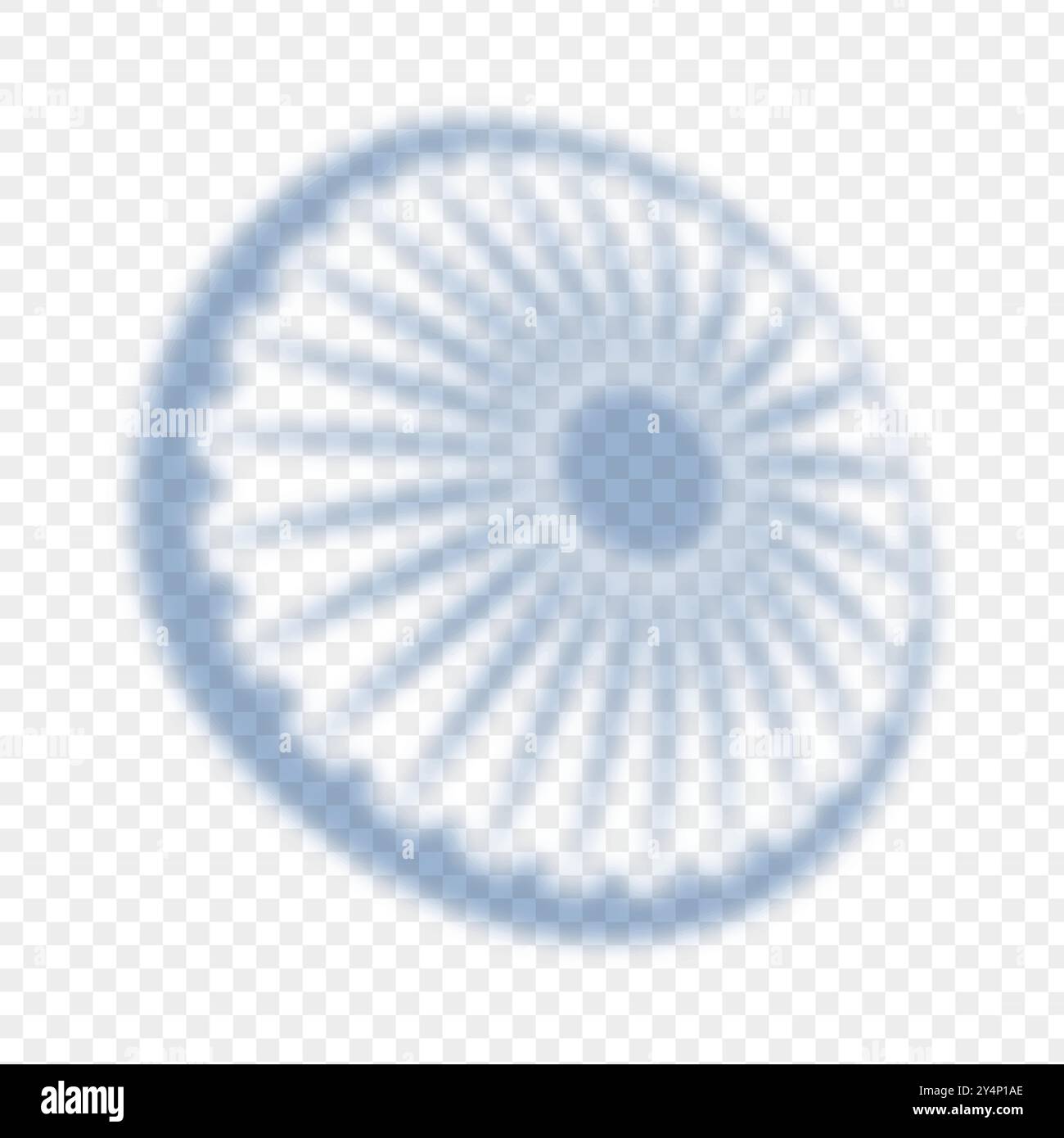 Vektor-Illustration der indischen Flagge Unschärfe Ashoka Chakra auf transparentem Hintergrund Stock Vektor