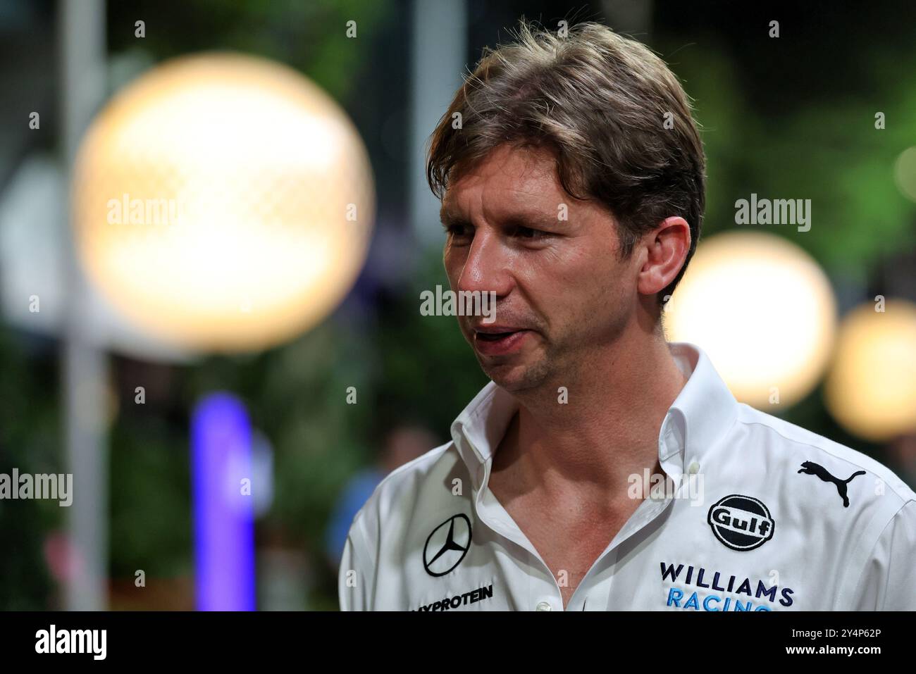 Singapur, Singapur. September 2024. James Vowles (GBR) Williams Racing Team Principal. 19.09.2024. Formel-1-Weltmeisterschaft, Rd 18, Grand Prix Von Singapur, Marina Bay Street Circuit, Singapur, Vorbereitungstag. Das Foto sollte lauten: XPB/Alamy Live News. Stockfoto