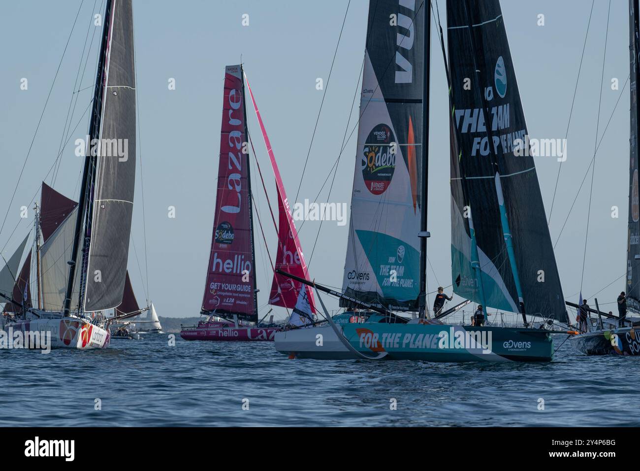 Thomas Ruyant VERWUNDBAR während des 48-Stunden-Rennens Le Défi Azimut vor Lorient, Westfrankreich, am 15. September 2024 - Foto Nicolas Pehe/DPPI Credit: DPPI Media/Alamy Live News Stockfoto