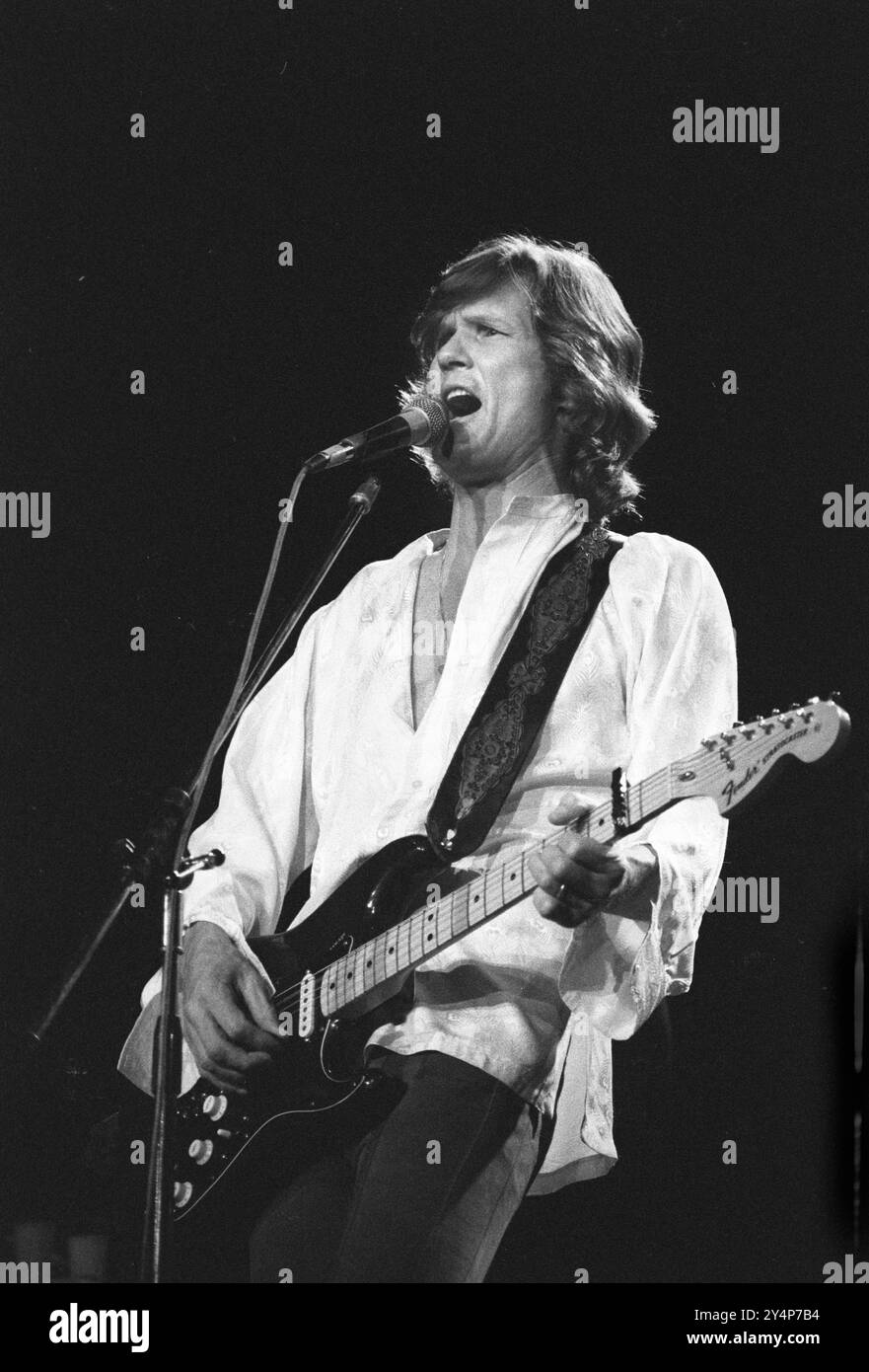 Kris Kristofferson 1978 Europatour. Konzert auf der Bühne in West-Berlin, Deutschland 1970er Jahre HOMER SYKES Stockfoto