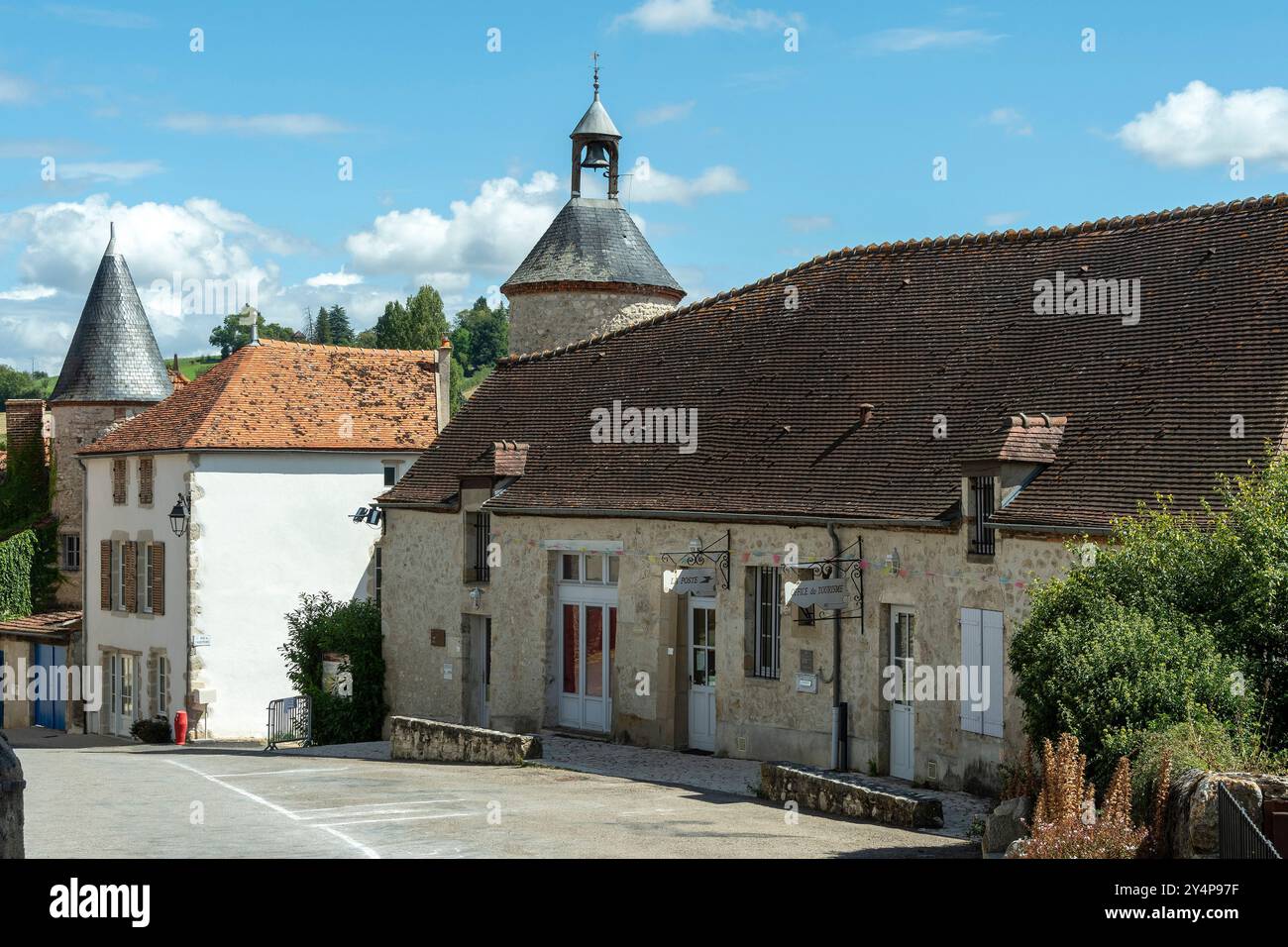Billy Village. Allier. Auvergne-Rhone-Alpes, Frankreich Stockfoto