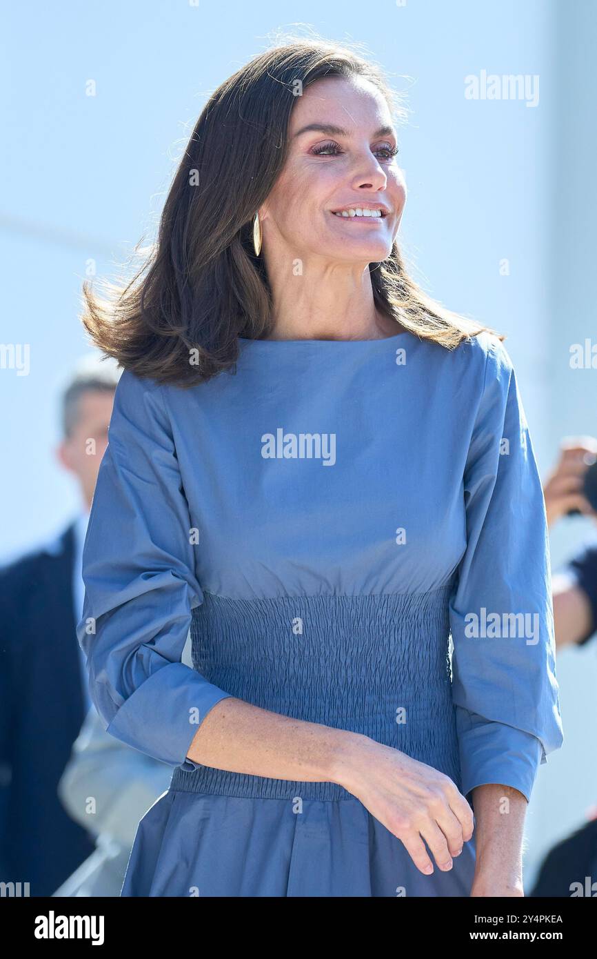 Königin Letizia von Spanien nimmt am 25. Juni 2024 an der Sitzung des Kuratoriums der FAD Youth Foundation im Netflix, Content Production Centre in Tres Cantos Teil. Stockfoto