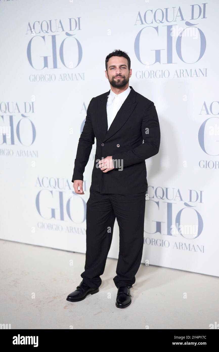 Jesus Castro nimmt am 7. März 2024 in Madrid, Spanien, an „ACQUA DI GIO“ von Giorgio Armani Teil. Stockfoto