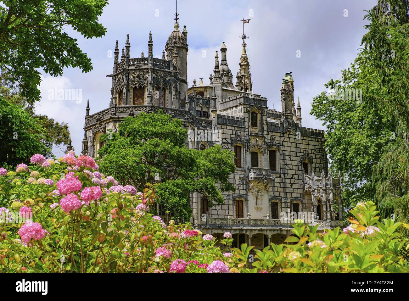 Quinta da Regaleira, UNESCO-Stätte in Sintra, Portugal, Europa Stockfoto
