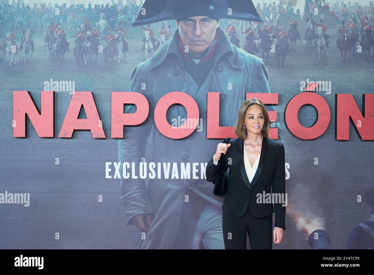 Isabel Preysler besucht am 20. November 2023 die Premiere von Napoleon im Prado-Museum in Madrid. Stockfoto