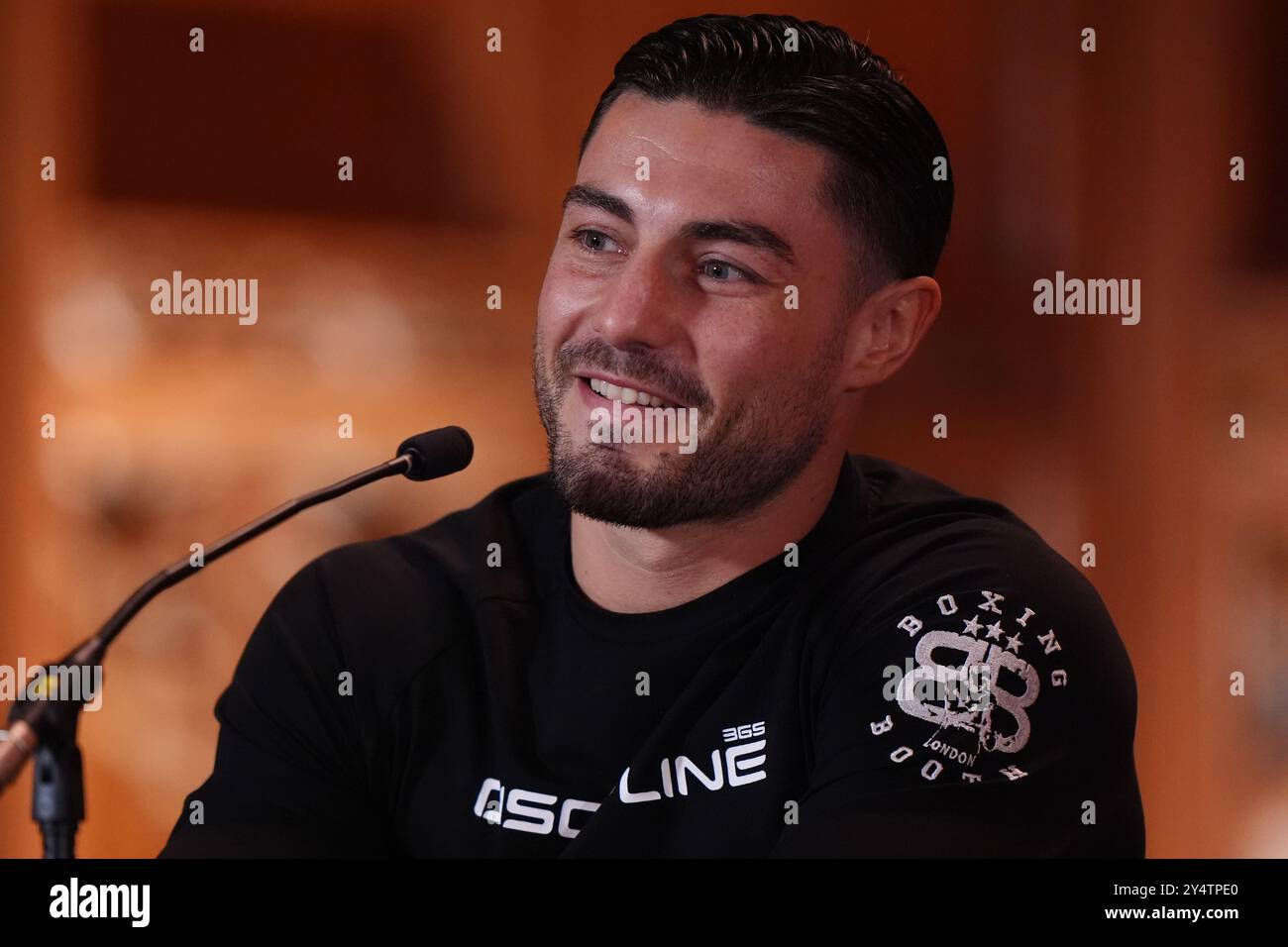 Joshua Kelly während einer Pressekonferenz in der Guildhall in London. Der IBF-Titelkampf im Schwergewicht zwischen Anthony Joshua und Daniel Dubois findet am Samstag, den 21. September statt. Bilddatum: Donnerstag, 19. September 2024. Stockfoto