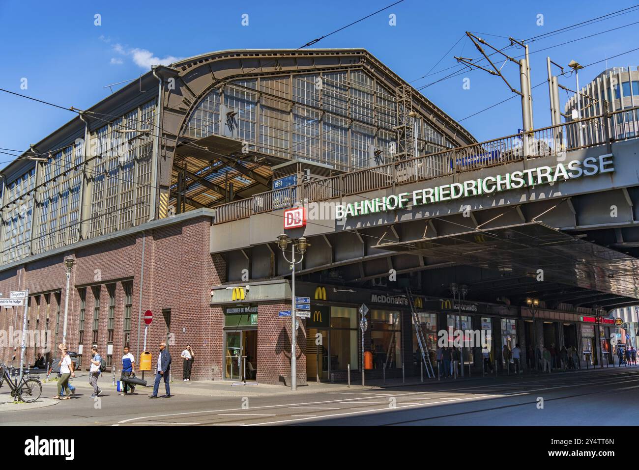 Bahnhof Friedrichstraße in Berlin, Deutschland, Europa Stockfoto
