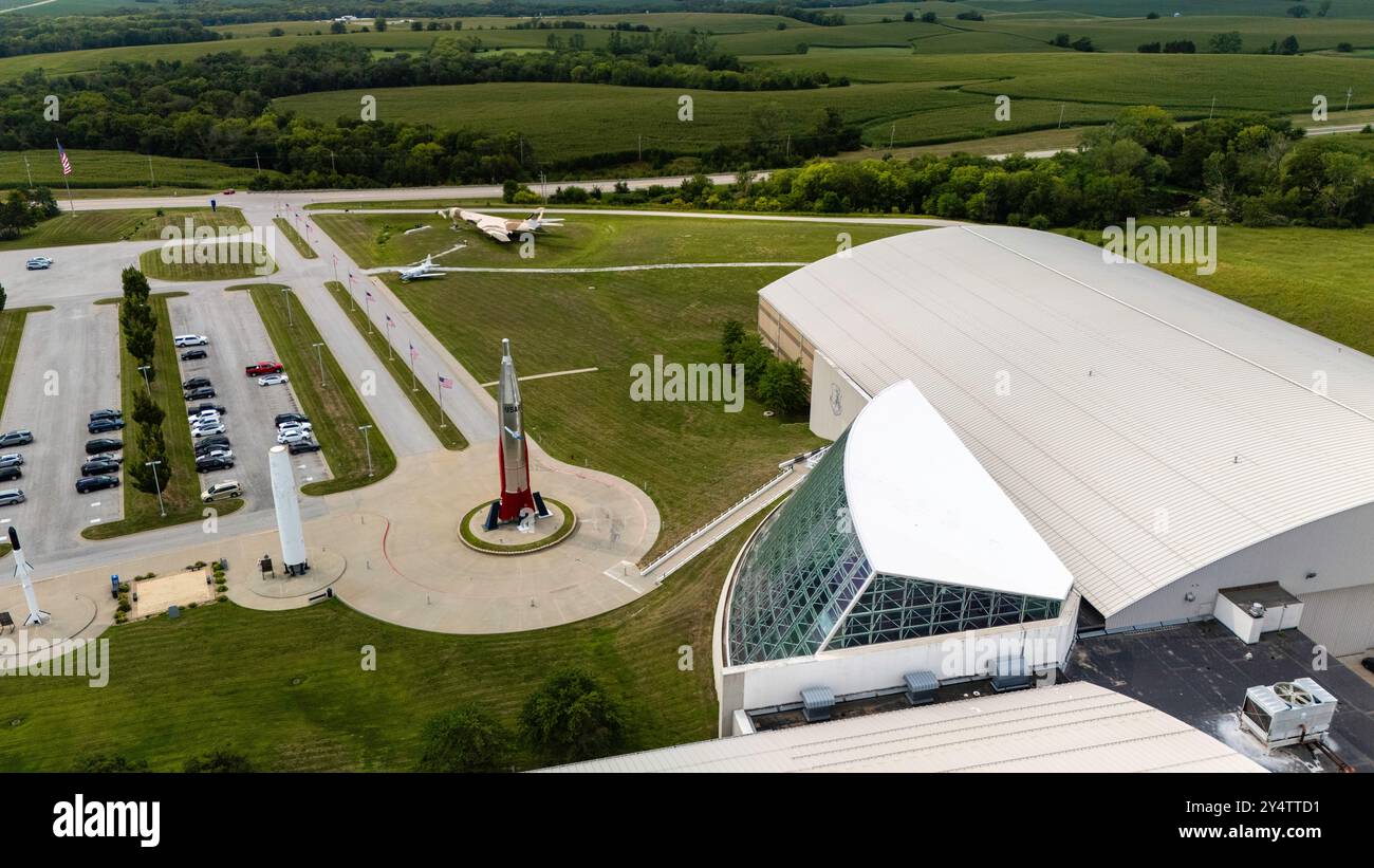 Foto vom Strategic Air Command & Aerospace Museum in der Nähe von Ashland, Nebraska, USA. Stockfoto