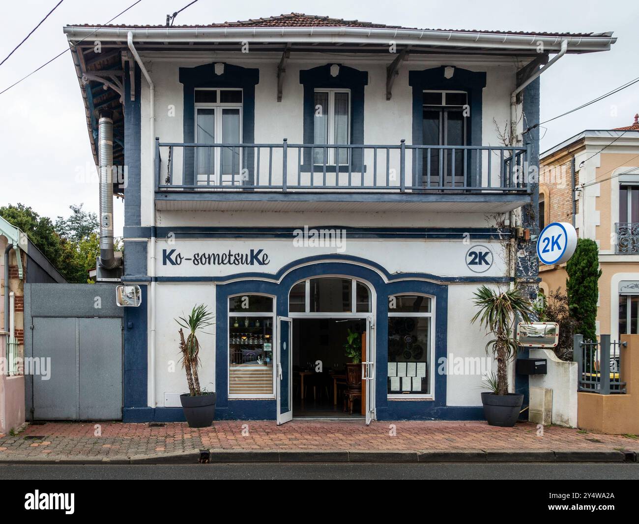 Ko-sometsuke 2K, Arcachon, Frankreich. Dim Sum und asiatische Lebensmittel. Stockfoto