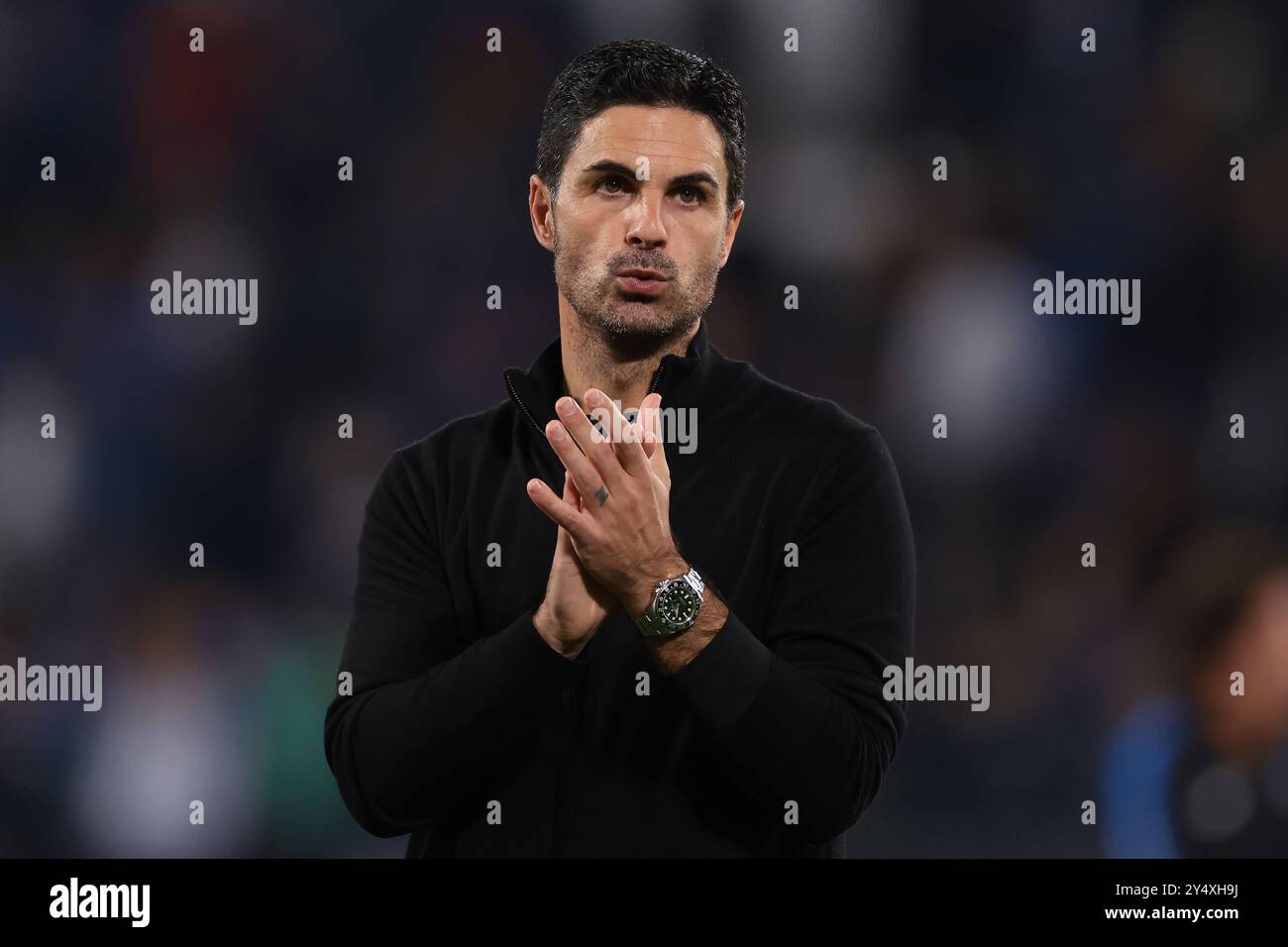 Bergamo, Italien. September 2024. Während des UEFA Champions League-Spiels im Gewiss-Stadion in Bergamo. Der Bildnachweis sollte lauten: Jonathan Moscrop/Sportimage Credit: Sportimage Ltd/Alamy Live News Stockfoto