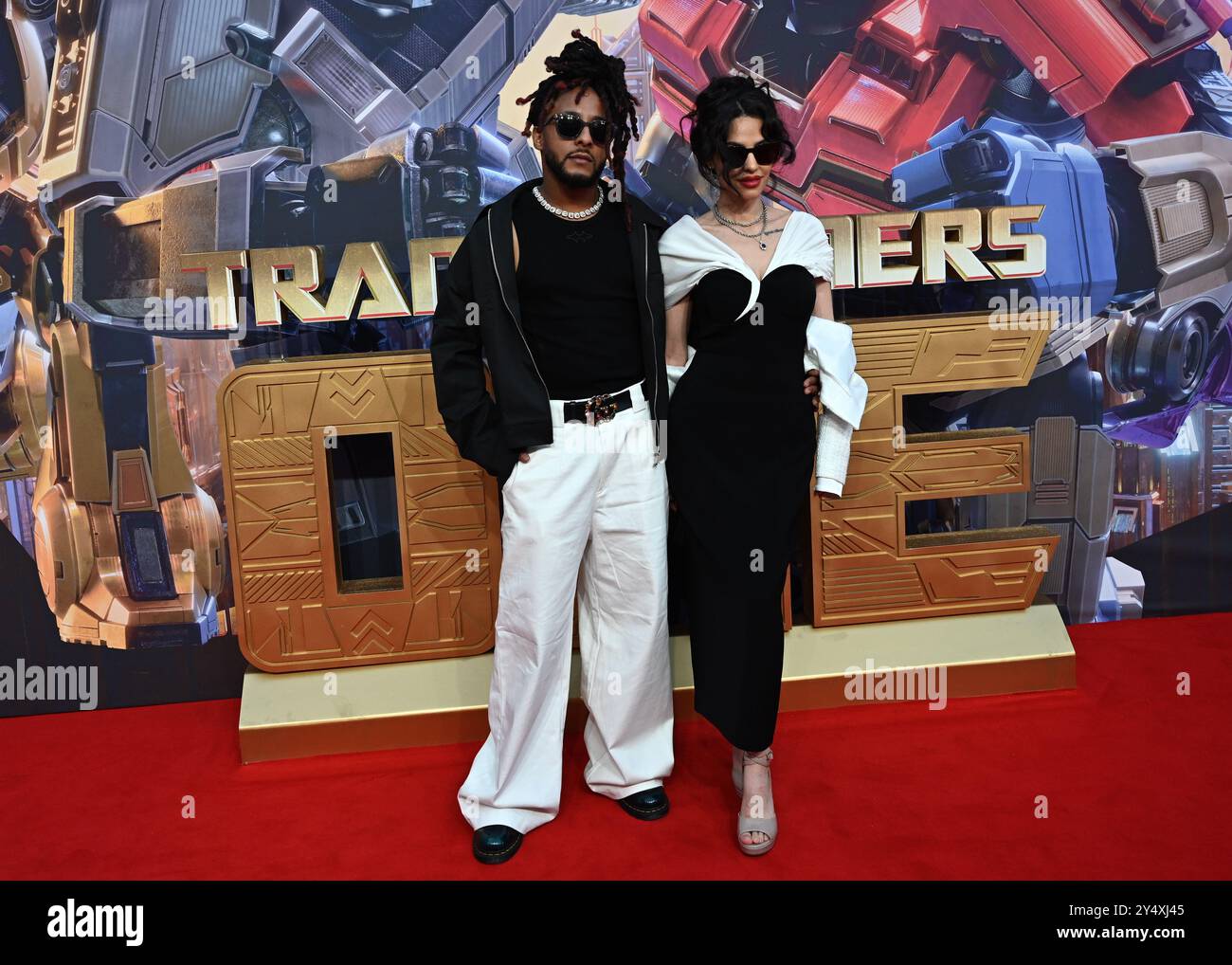 LONDON, GROSSBRITANNIEN. September 2024. Leyla Moaser, Rich T nimmt an der Premiere von Transformers One - UK auf dem Cineworld Leicester Square in London Teil. (Foto von 李世惠/siehe Li/Picture Capital) Credit: Siehe Li/Picture Capital/Alamy Live News Stockfoto