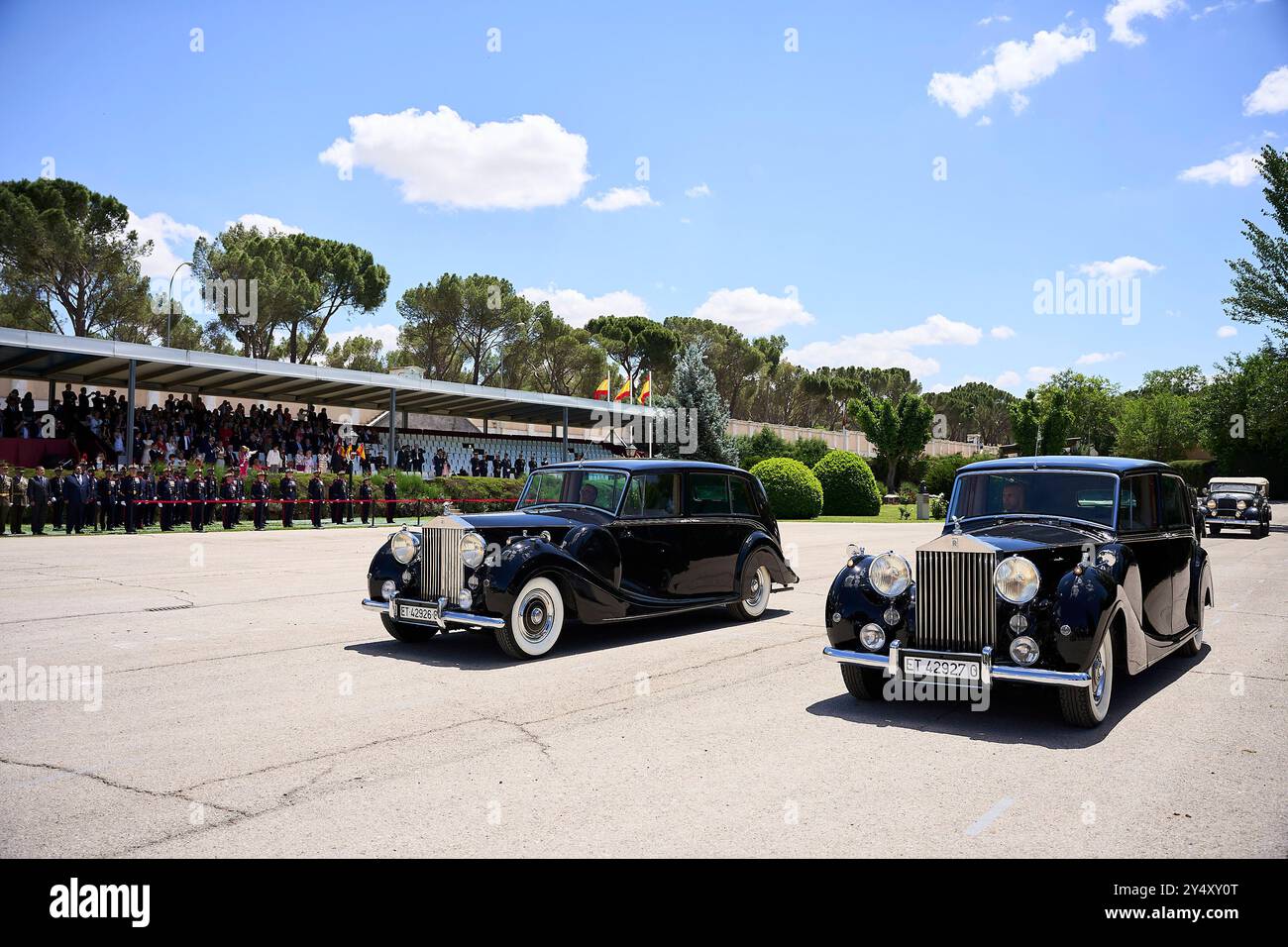 König Felipe VI. Von Spanien nimmt am 3. Juni 2022 in Madrid Teil. Rolls-Royce Phantom IV Stockfoto