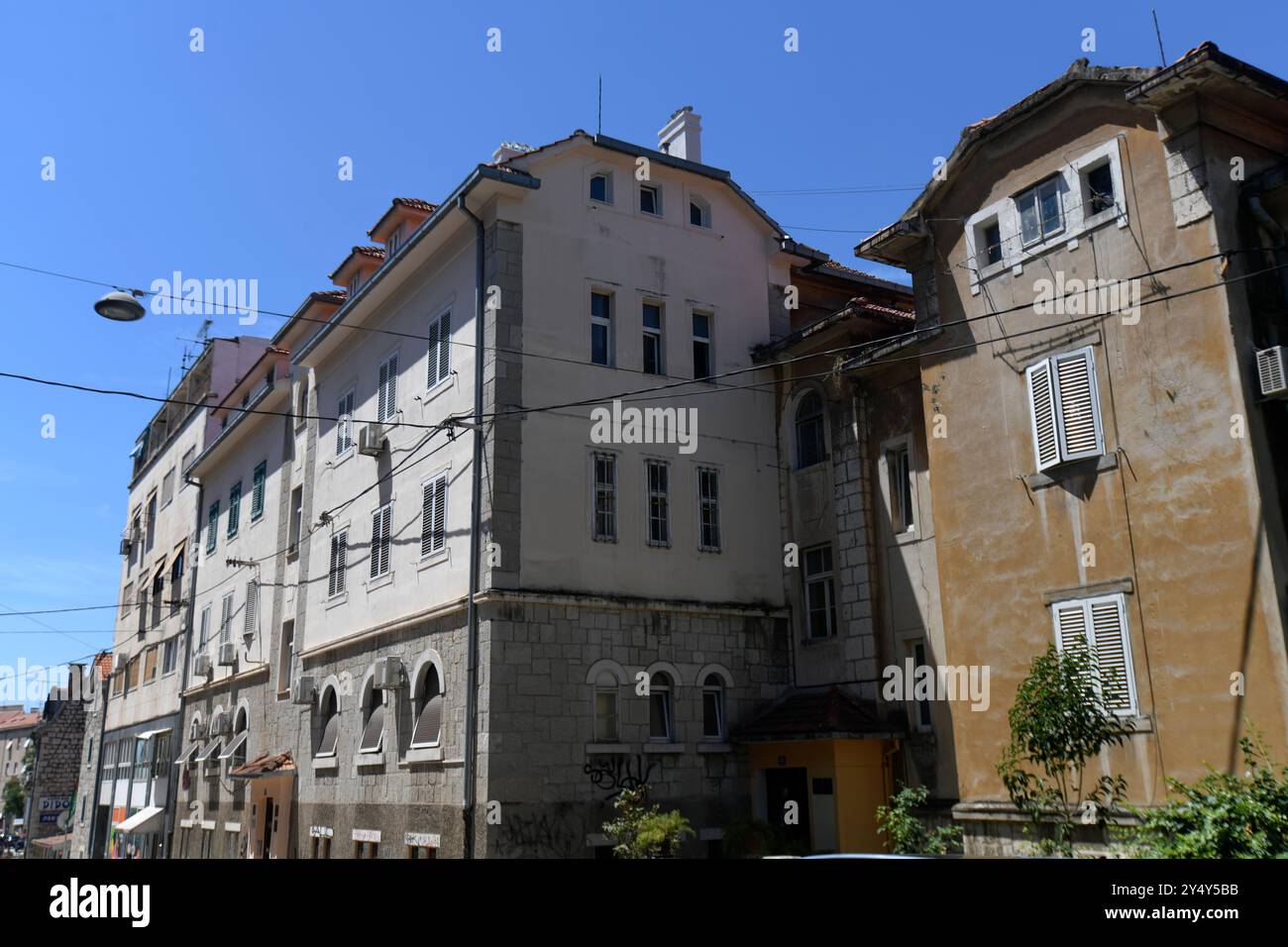 Altstadt von Split: Lava Tolstoja ulica (Leon Tolstoi Straße). Kroatien Stockfoto