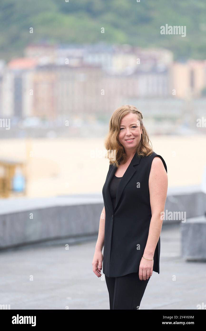 Ainhoa Santamaria nahm am 23. September 2022 an einem „Apagon“ Photocall während des 70. San Sebastian International Film Festivals im Kursaal Palace in Donostia/San Sebastian, Spanien Donostia/San Sebastian Teil. Spanien. 20220923,. Stockfoto