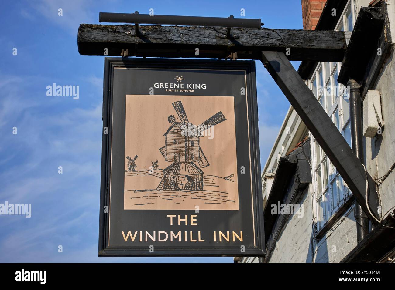 The Windmill Inn Public House, Church Street, Stratford upon Avon, England, Großbritannien Stockfoto