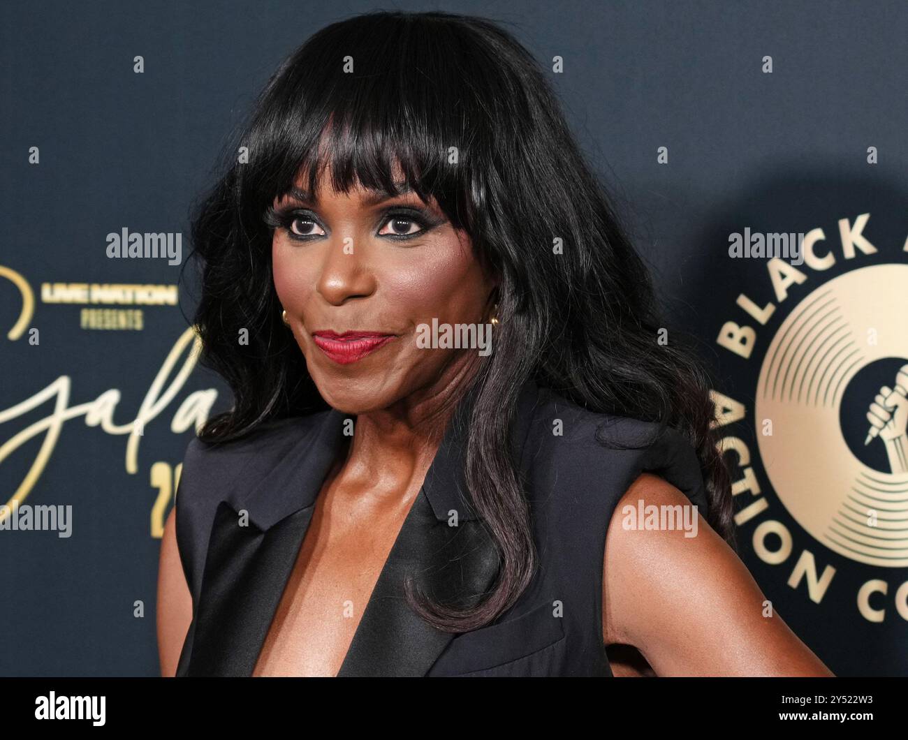 Los Angeles, USA. September 2024. Kimberly Paige kommt bei der Black Music Action Coalition Gala 2024 an, die am Donnerstag im Beverly Hilton in Beverly Hills, CA, stattfindet. September 2024. (Foto: Sthanlee B. Mirador/SIPA USA) Credit: SIPA USA/Alamy Live News Stockfoto