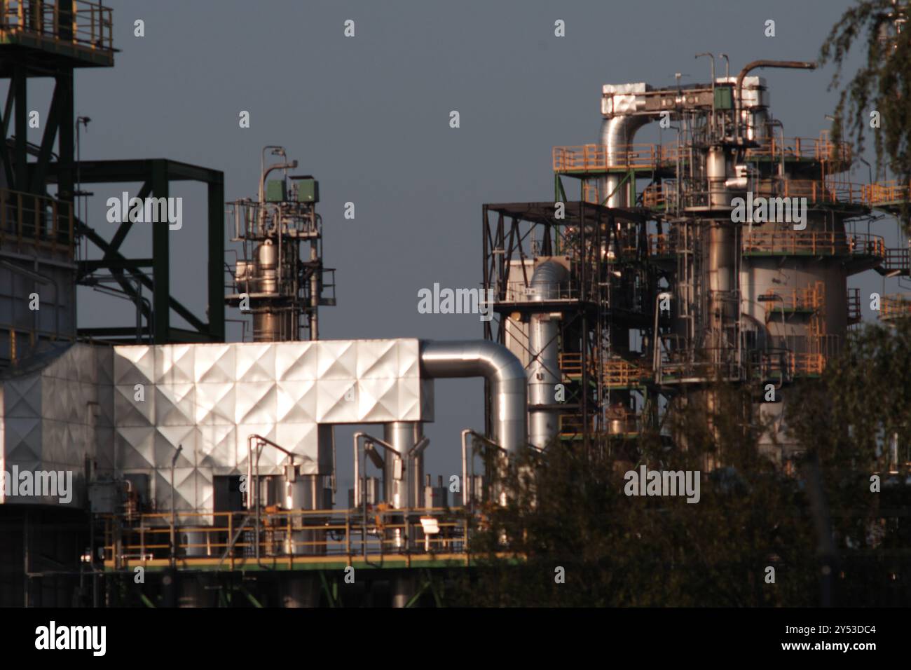 PCK Raffinerie Schwedt, Brandenburg 2024 Stockfoto