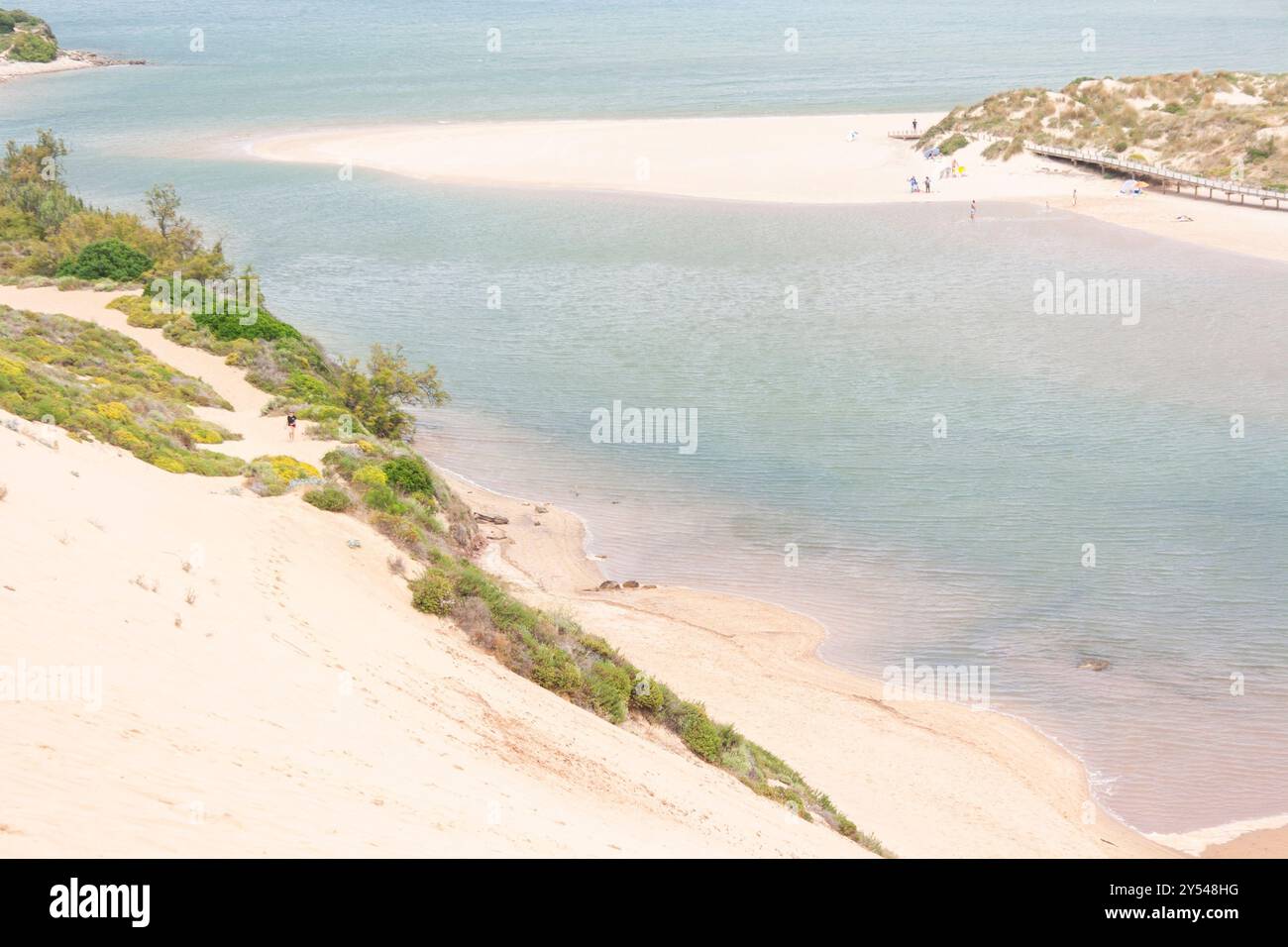 Dunas de Salir do Porto - São Martinho do Porto Portugal Stockfoto