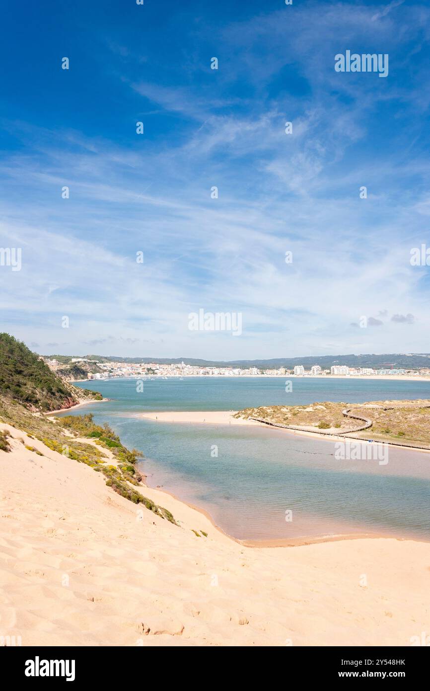 Dunas de Salir do Porto - São Martinho do Porto Portugal Stockfoto