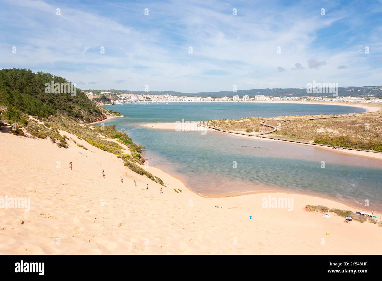 Dunas de Salir do Porto - São Martinho do Porto Portugal Stockfoto