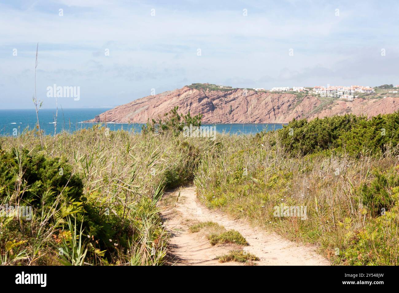 Salir do Porto - São Martinho do Porto Portugal Stockfoto