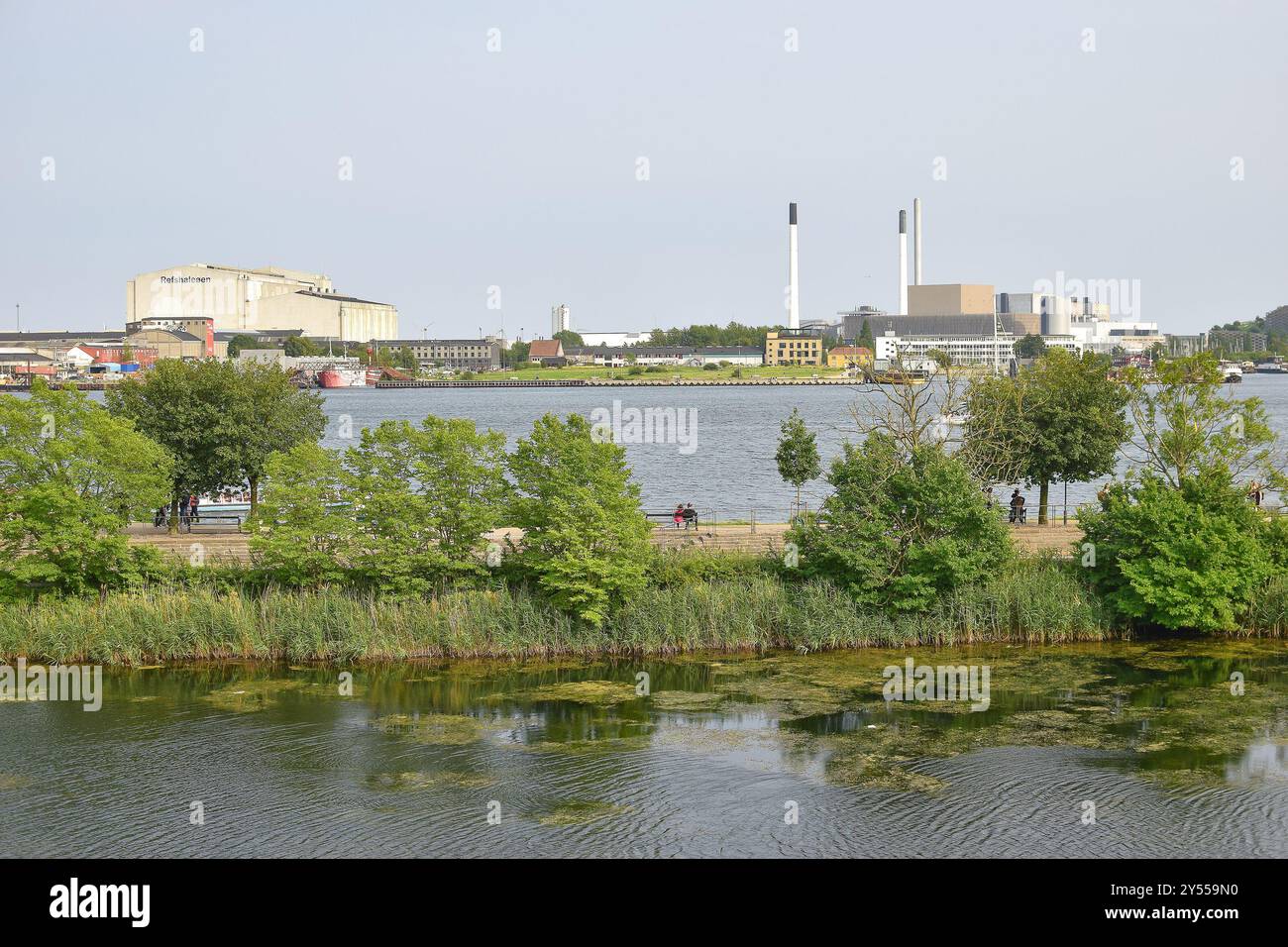 Blick auf Kastellet in Kopenhagen. Stockfoto