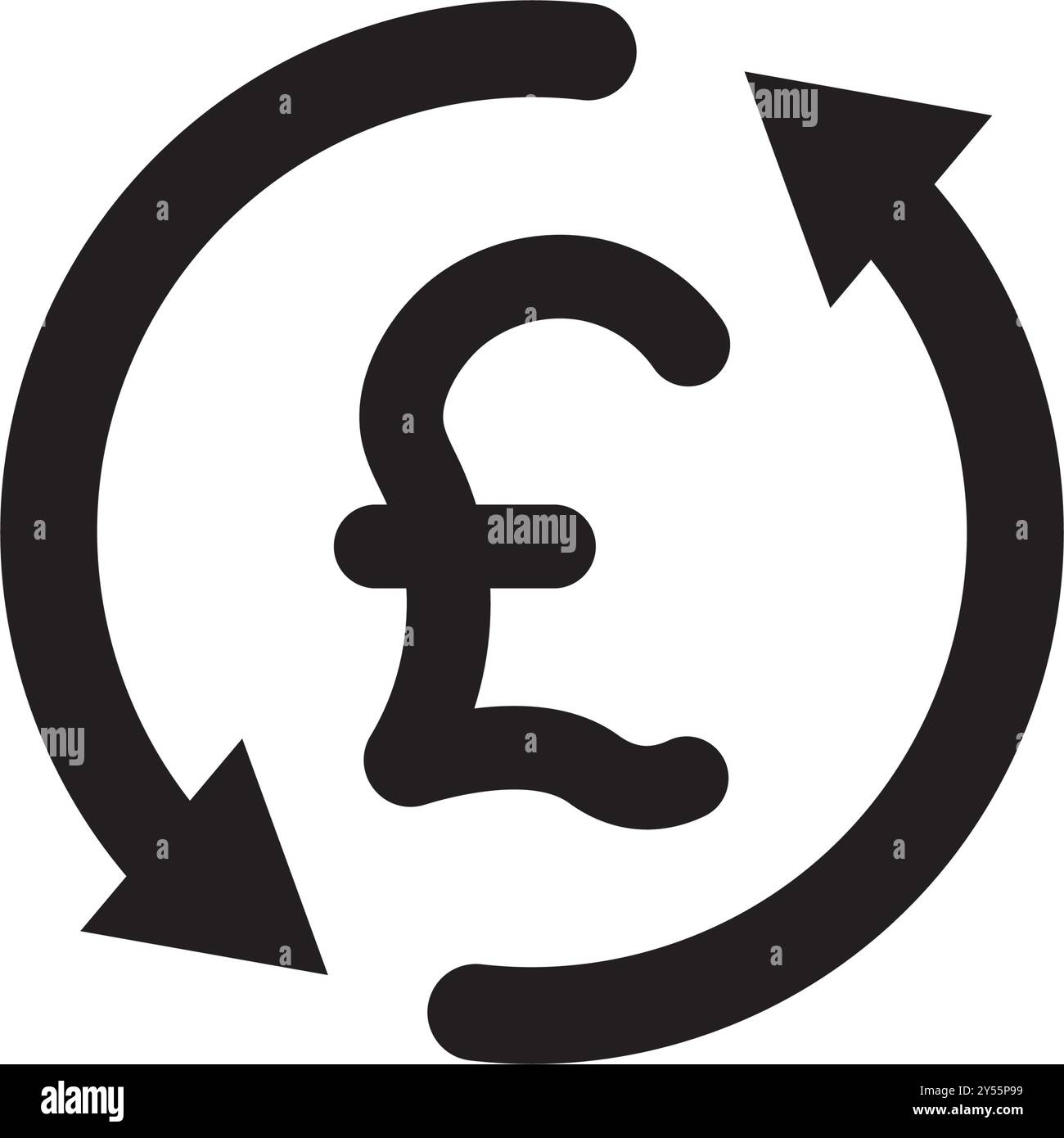 Business Finance Symbol, Illustration Symbol Design Stock Vektor