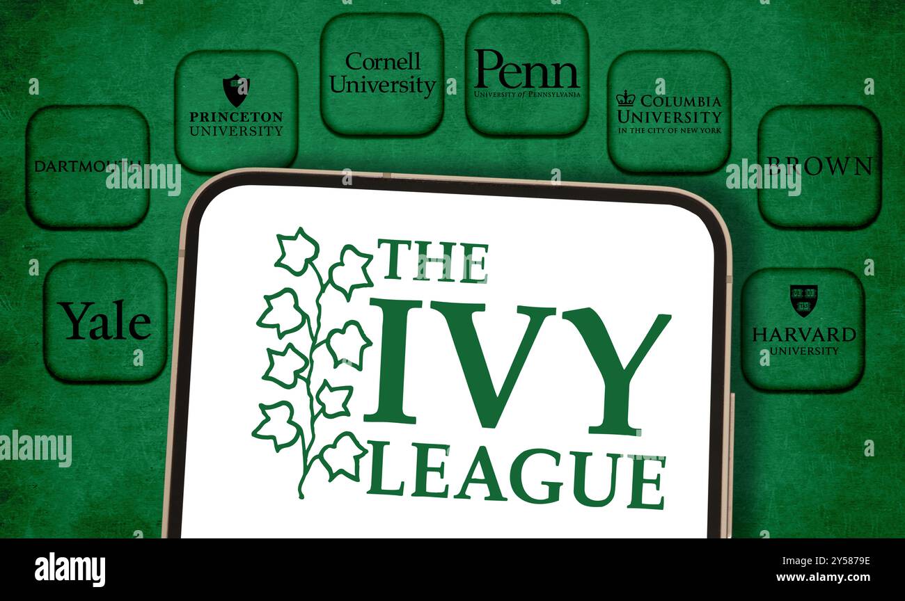 Die Ivy League - Amerikas renommierteste Colleges Stockfoto Die Ivy League - Amerikas renommierteste Colleges Stockfoto