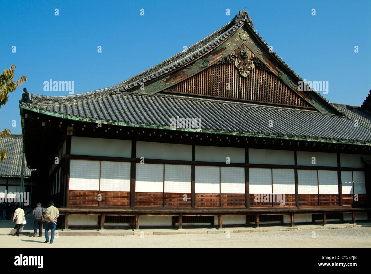 Ninomaru Palace (1524–1626, erbaut von Iemitsu, dem dritten Shogun Tokugawa). Nijo-Jo oder Nijo Castle (erbaut von Tokugawa Ieyasu Anfang des 17. Jahrhunderts). Die Stockfoto