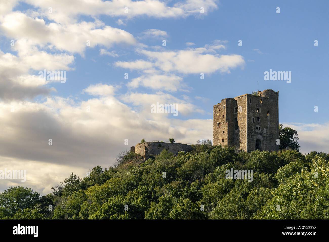 Burg Arnstein Ruine Hakerode Harz Stockfoto