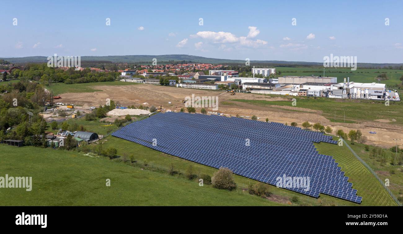 PV-Anlage Solarenergie Stockfoto