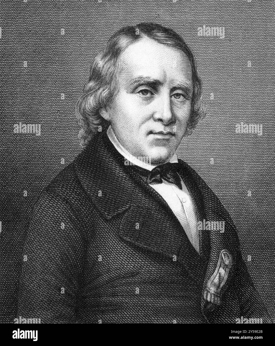 Francois Vincent Raspail (1794-1878) über den Stich von 1859. Französischer Chemiker, Naturforscher, Physiologe und sozialistischer Politiker. Graviert von unbekanntem arti Stockfoto