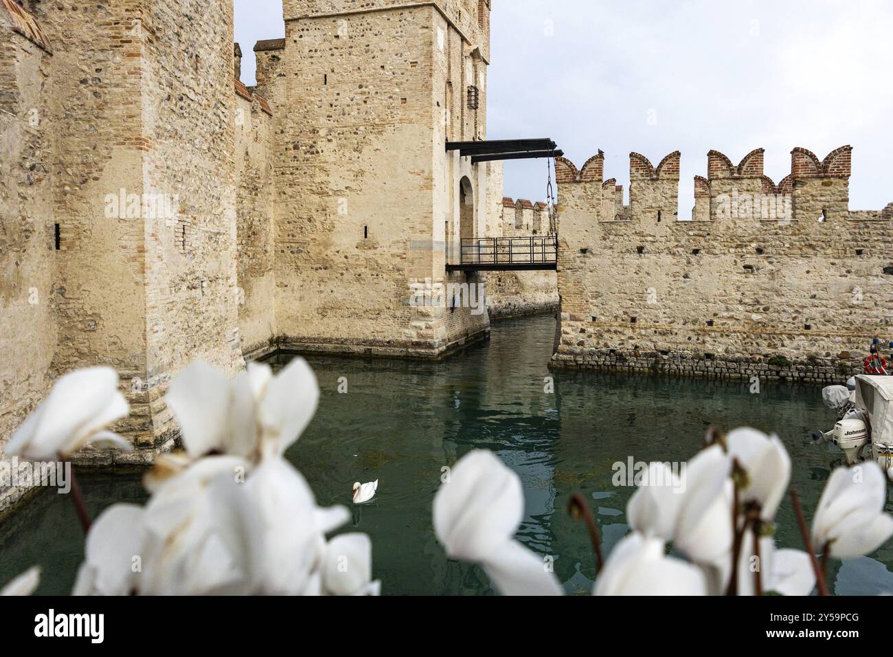 Fotos vom Gardasee Sirmione Italien Stockfoto