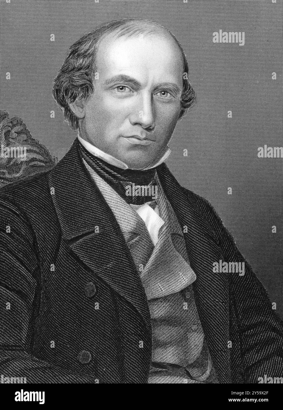 Eben Norton Horsford (1818-1893) über Eierstöcke aus den 1800er Jahren Amerikanischer Wissenschaftler. Veröffentlicht von W.. Mackenzie Stockfoto