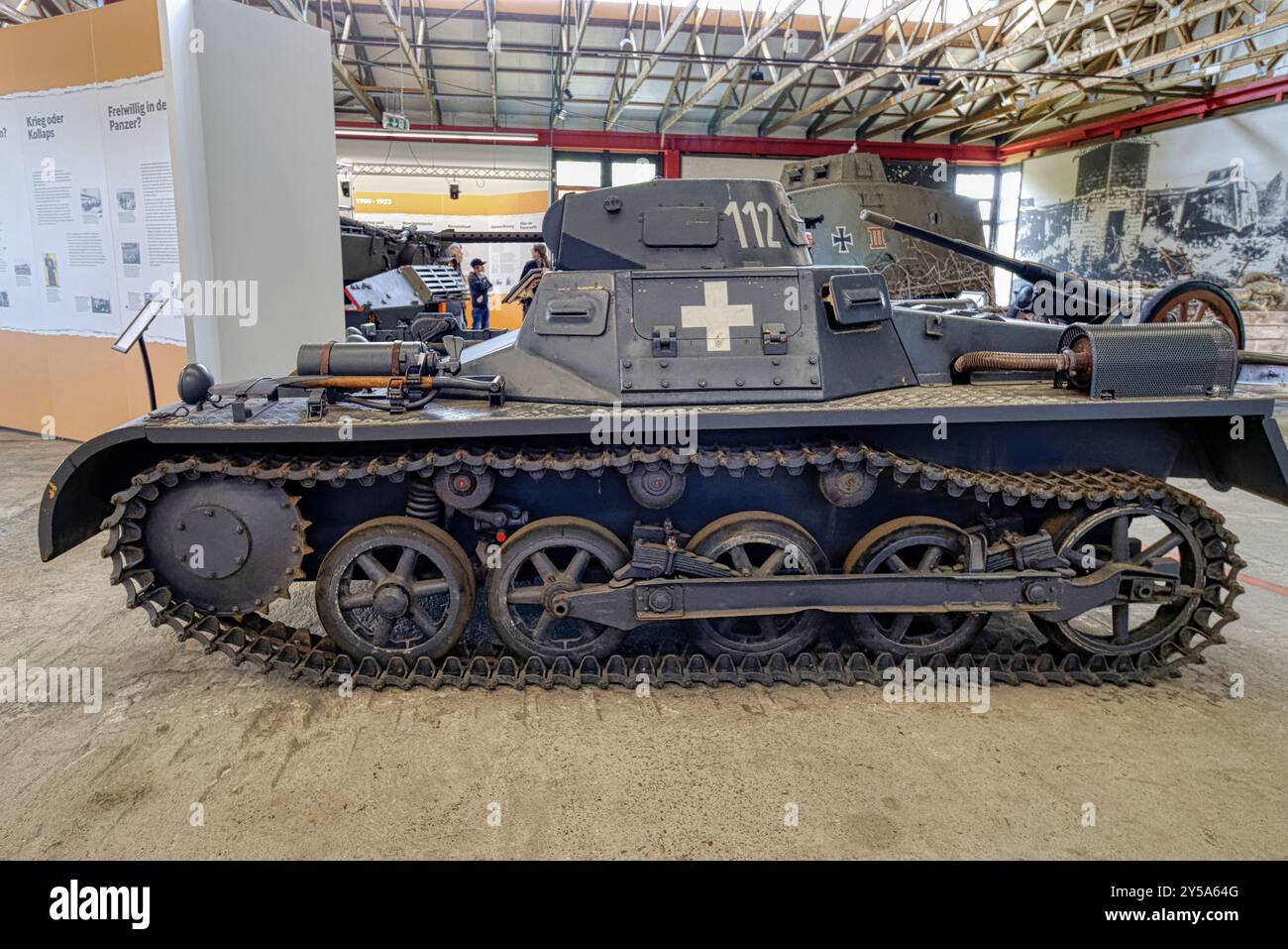 Der Panzermuseum, Münster, Deutschland Stockfoto