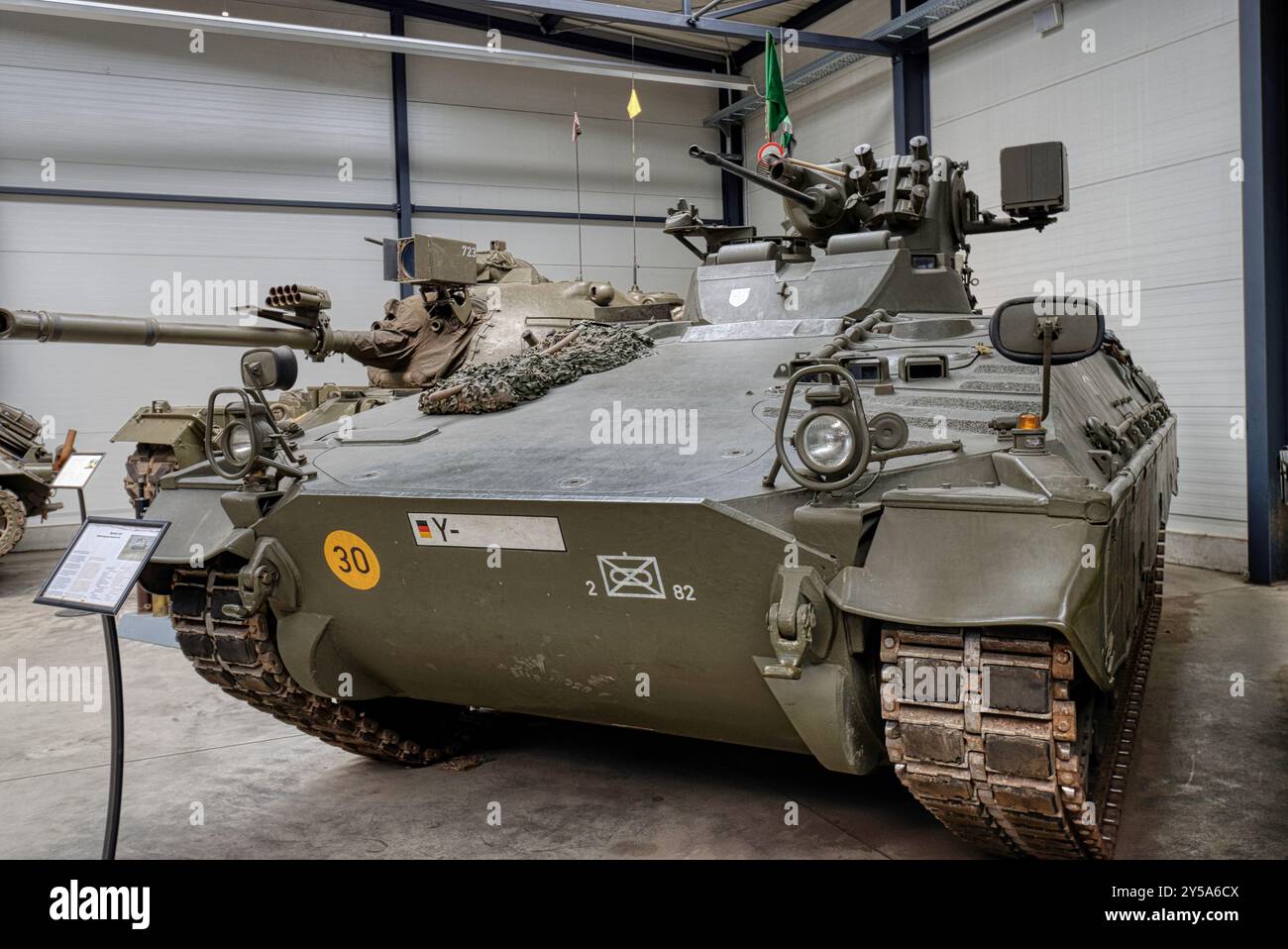 Der Panzermuseum, Münster, Deutschland Stockfoto