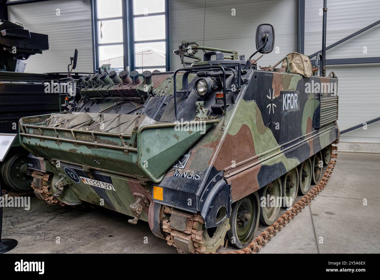 Der Panzermuseum, Münster, Deutschland Stockfoto