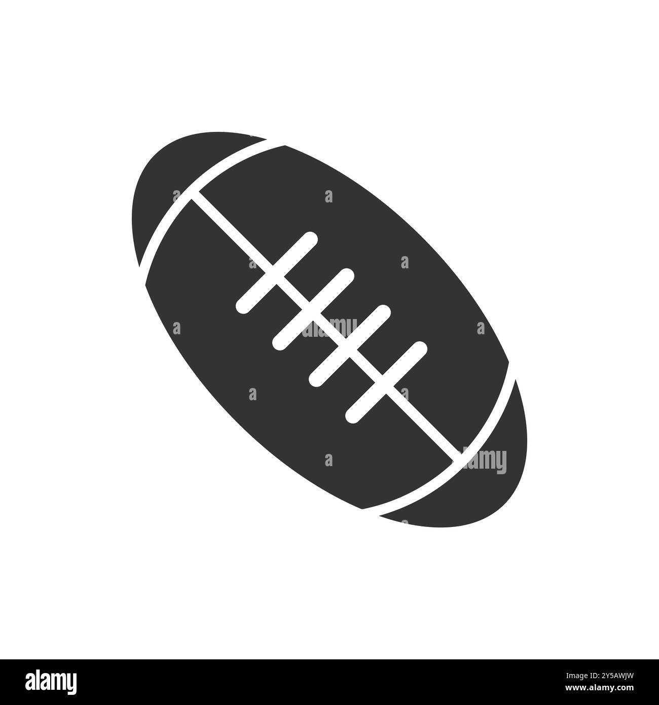 : American Football Ikone Stock Vektor