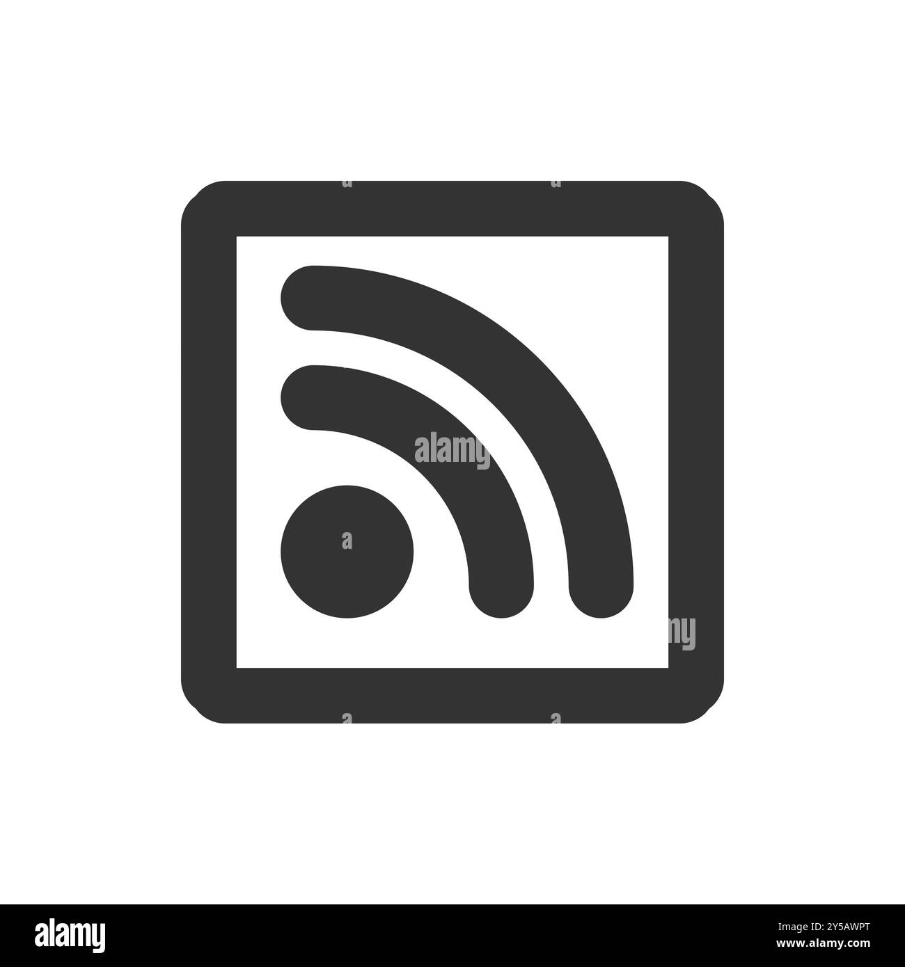 Symbol für RSS-Feed Stock Vektor