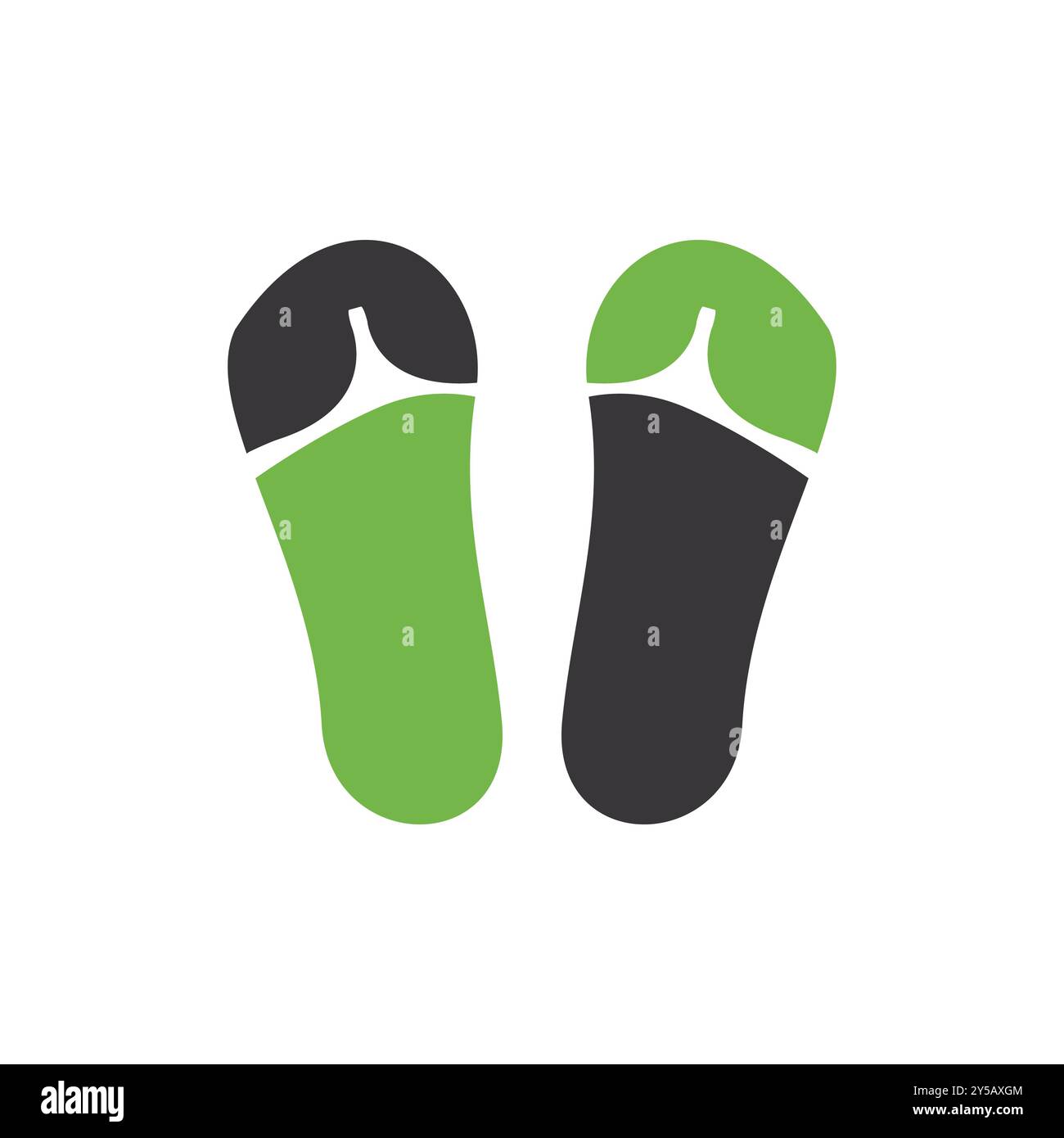 Slipper-Symbol Stock Vektor