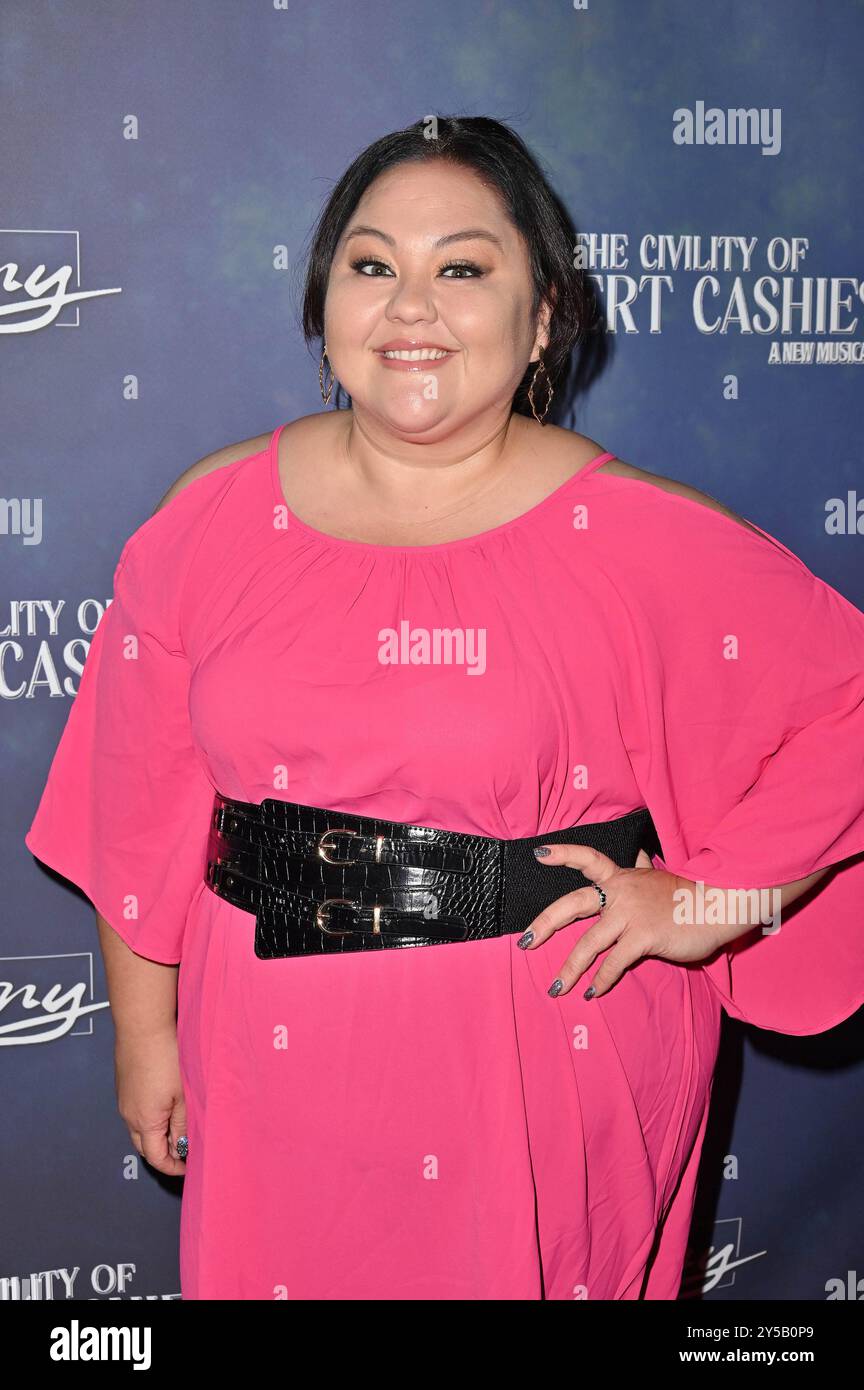 Burbank, KALIFORNIEN USA – 7. September 2024: Jolene Purdy nimmt an der Eröffnungsnacht von The Civility of Albert Cashier im Colony Theater Teil. Stockfoto