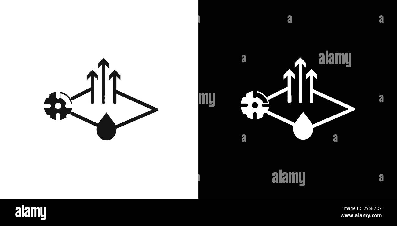 Schnell trocknende Icon Vektor-Logo-Set-Kollektion oder Bundle Pack-Gruppe Stock Vektor