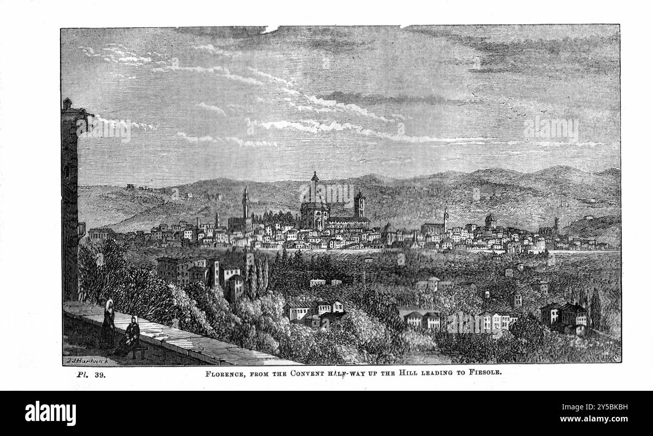 Plate 39 - Florence - BEETONS GEOGRAPHIEWÖRTERBUCH. A Universal Gazetteer, veröffentlicht von London Ward, Lock and Tyler 1868 Stockfoto