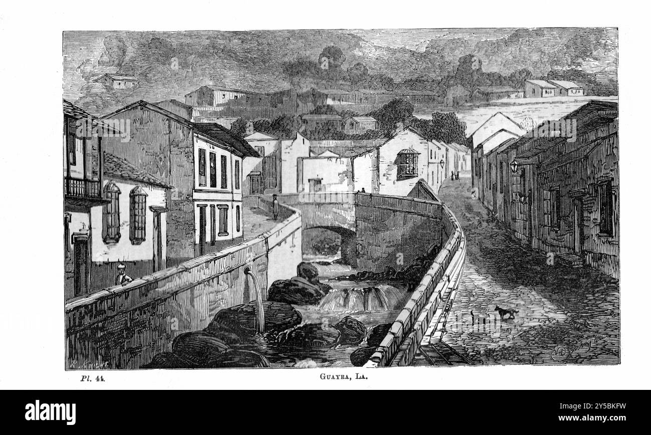 Plate 44 - La Guayra - BEETONS WÖRTERBUCH DER GEOGRAPHIE. A Universal Gazetteer, veröffentlicht von London Ward, Lock and Tyler 1868 Stockfoto