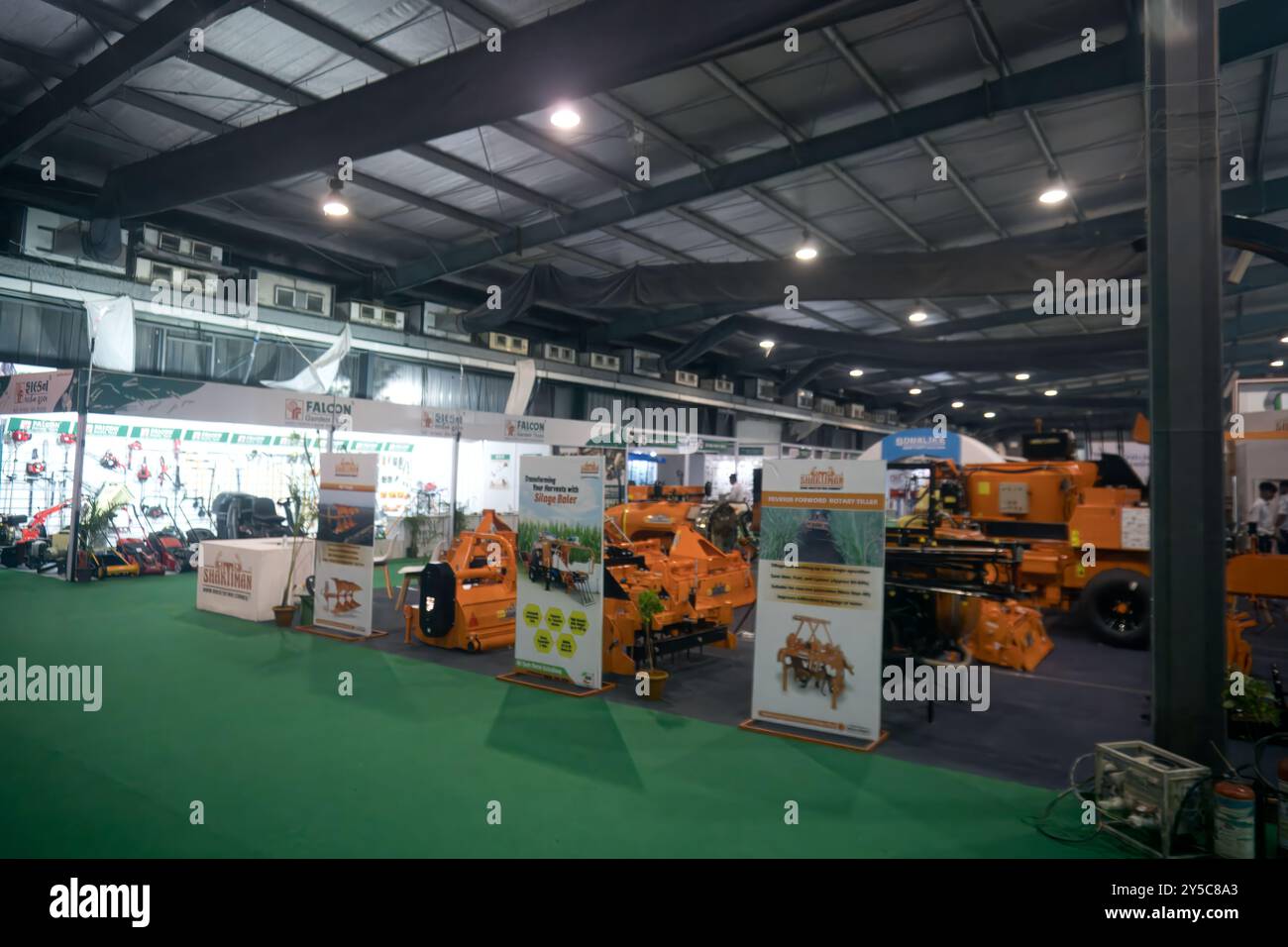 Gandhinagar, Gujarat, Indien. September 2024. 13 Agri Asia Ausstellung 2024 Shaktiman Tools For Farming. Quelle: Nasirkhan Davi/Alamy Live News Stockfoto